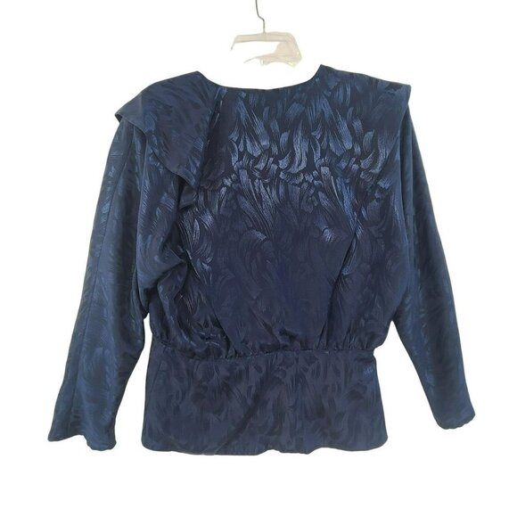 In The Mood Women's Two Piece Blouse/Skirt Combo Blue Size 18 - Picture 6 of 16